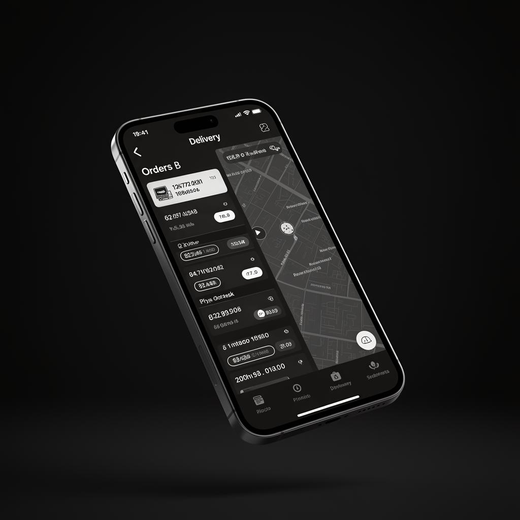 Mockup 3D — Delivery próprio